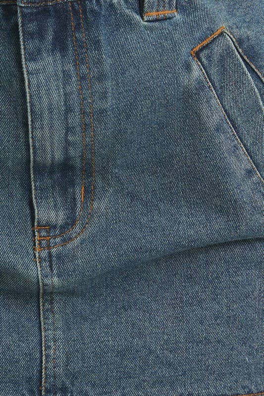 Moxie Denim Skirt