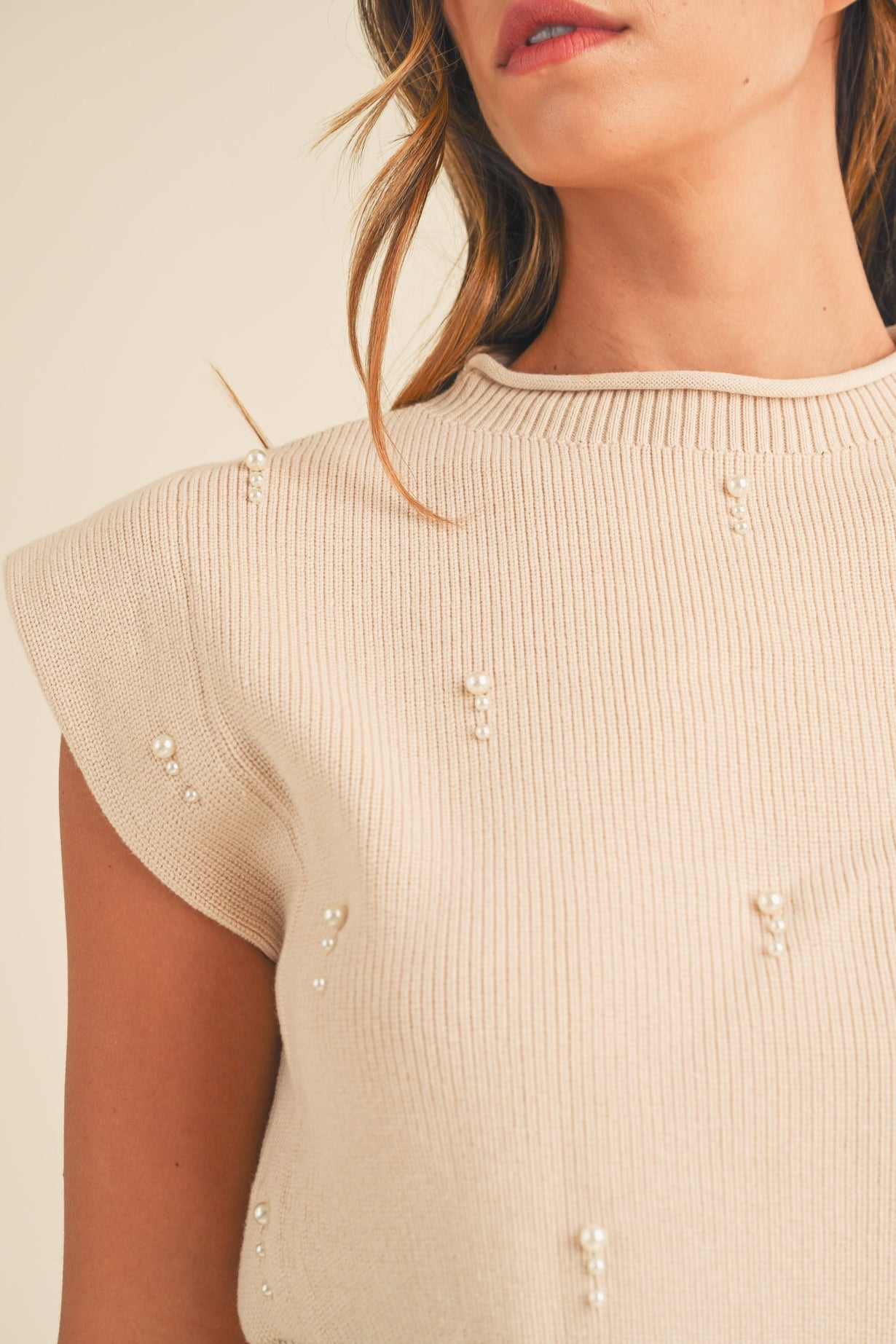 Pearl Detail Sweater