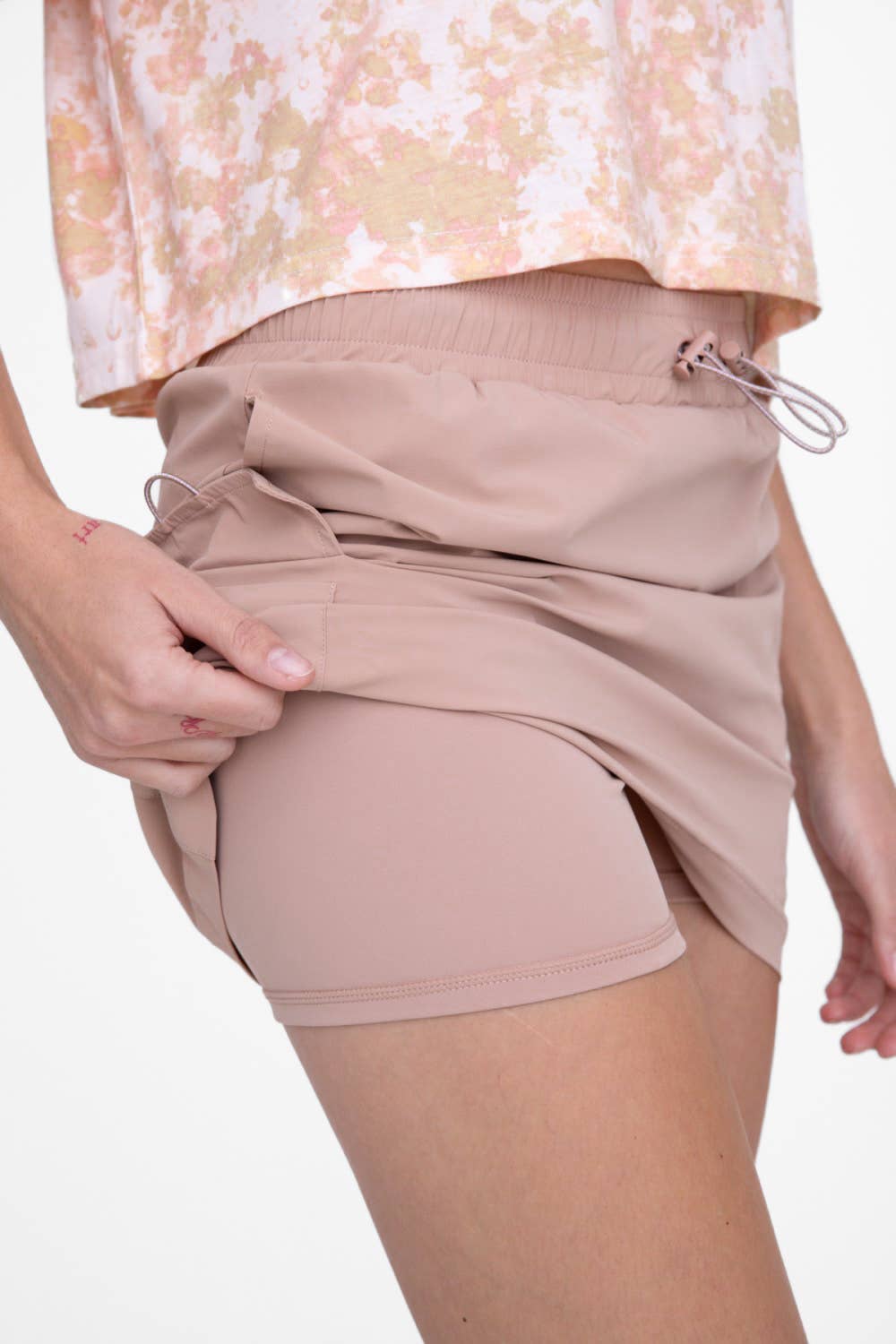 Double Bungee Utility Mini Skort