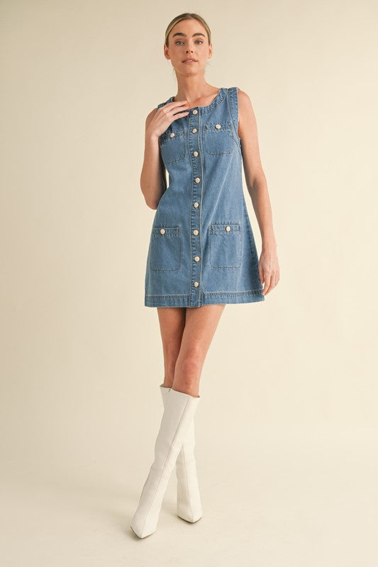 Mad Love Denim Dress