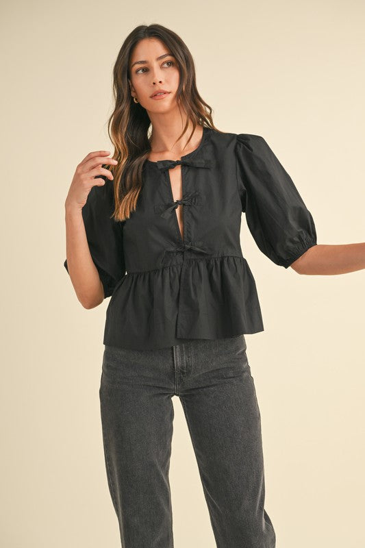 Arlo Peplum Top