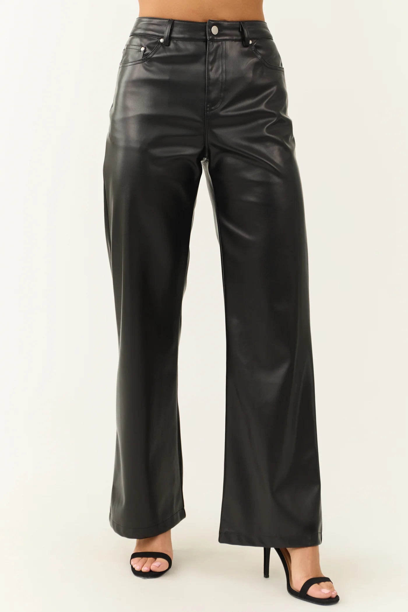 Hot Take Faux Leather Pants