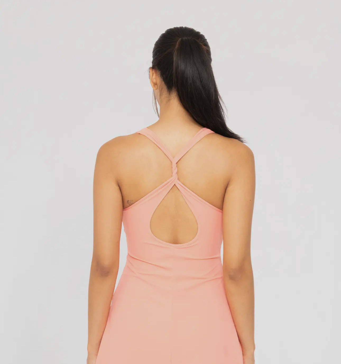 Fit & Flare Active Dress- Peach