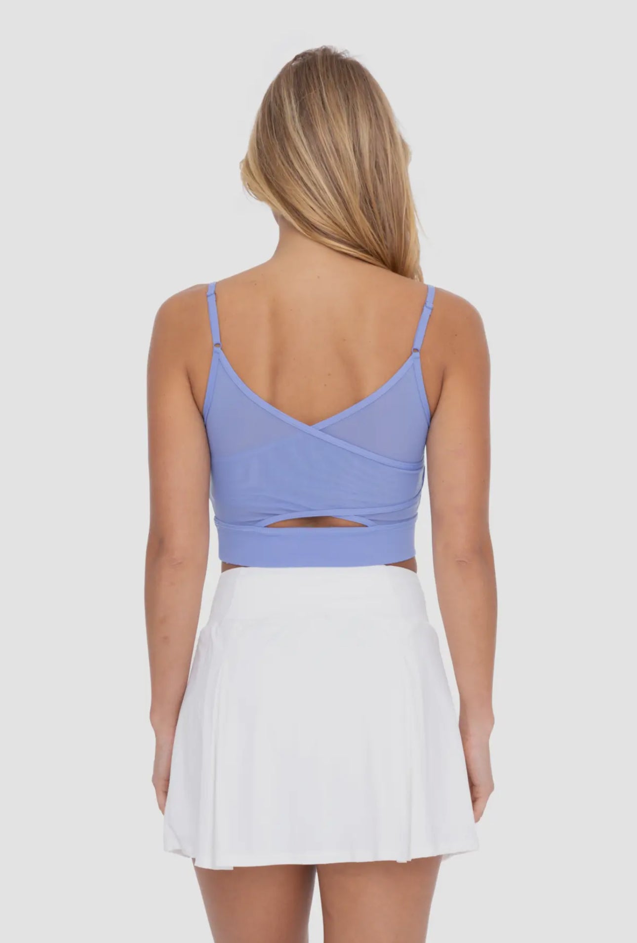 Crossover Mesh Back Active Top